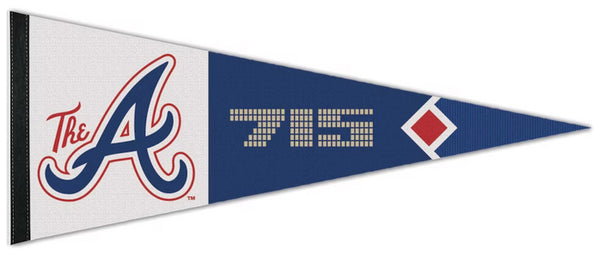 Atlanta Braves "The A 715" Official MLB City Connect Style Premium Felt Pennant - Wincraft Inc.