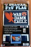 Auburn Tigers "War Damn Eagle" Official NCAA Team Deluxe 3'x5' Flag - Wincraft Inc.