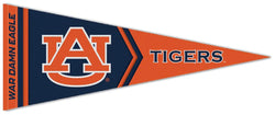 Auburn Tigers "War Damn Eagle" NCAA Team Premium Felt Collector's Pennant - Wincraft Inc.