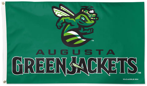 Augusta GreenJackets Official Minor League Baseball 3'x5' Flag - Wincraft