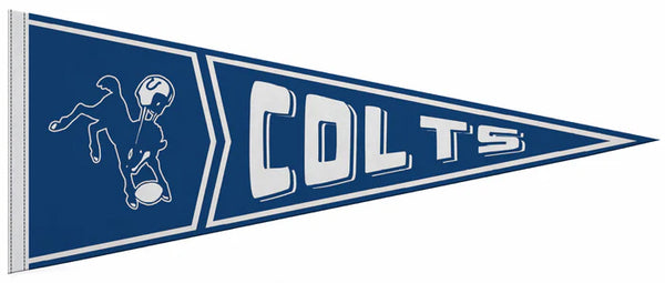 Baltimore Colts 1961-78-Style Official NFL Retro Collection Felt Pennant - Rico Inc.