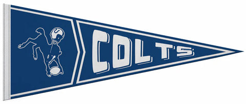 Baltimore Colts 1961-78-Style Official NFL Retro Collection Felt Pennant - Rico Inc.
