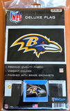 Baltimore Ravens Official NFL Football Team Logo-on-Black DELUXE 3'x5' FLAG - Wincraft