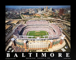 Baltimore Ravens Stadium Opening Game (9/6/1998) Premium Poster Print - Aerial Views