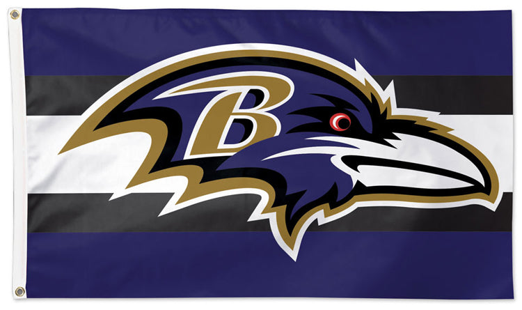 Baltimore Ravens Official NFL Football Team Horizontal-Stripes-Design ...