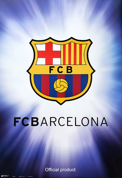 FC Barcelona Official La Liga Team Logo Official Crest Poster - G.E. (Spain)