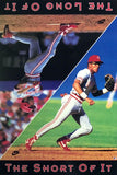 Barry Larkin "The Long and Short Of It" Cincinnati Reds Poster - Nike 1990