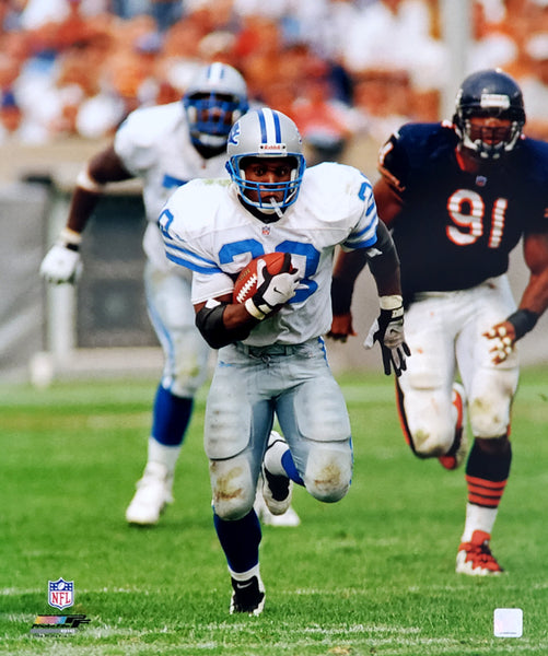 Barry Sanders "Breakaway" (c.1996) Detroit Lions Premium Poster Print - Photofile Inc.