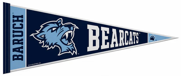 Baruch College BEARCATS Official NCAA Team Felt Pennant - Rico Inc.