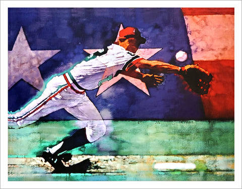 Baseball Glory USA Patriotic Sports Art Poster - Front Line