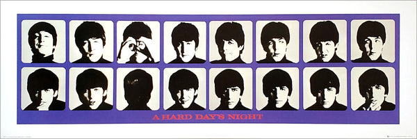 The Beatles "A Hard Day's Night" Premium 12x36 Poster Print - GB Eye Inc.