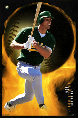 Ben Grieve Oakland A's 1998 American League Rookie of the Year MLB Wall Poster - Costacos 1998