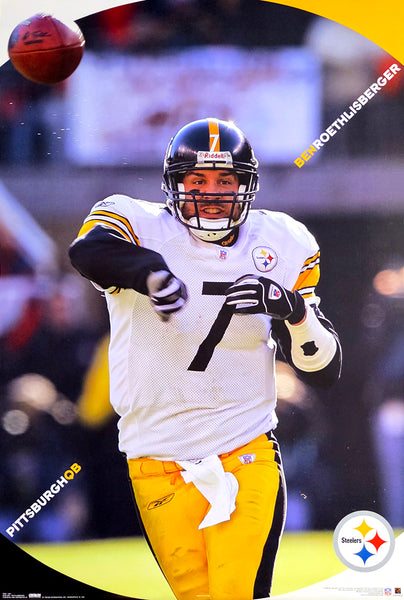 Ben Roethlisberger "Crosshairs" Pittsburgh Steelers NFL Action Poster - Costacos 2006