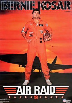 Bernie Kosar "Air Raid" Cleveland Browns 1990 NFL Football Poster - Costacos Final Stock Collection