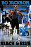 Bo Jackson "Black and Blue" Kansas City Royals and Los Angeles Raiders 1989 24x36 Theme Poster - Costacos Final Stock Collection