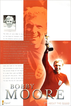 Bobby Moore "Legend" Team England World Cup 1966 Soccer Poster (UK Import)