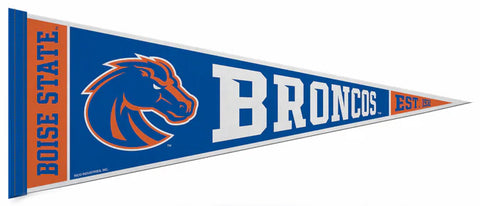 Boise State University BRONCOS Official NCAA Team Felt Pennant - Rico Inc.