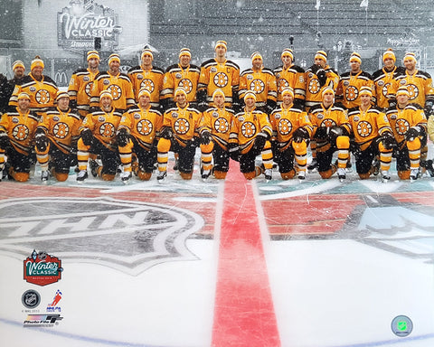 Boston Bruins Fenway Park Winter Classic 2010 Team Portrait Premium Poster Print (16x20)