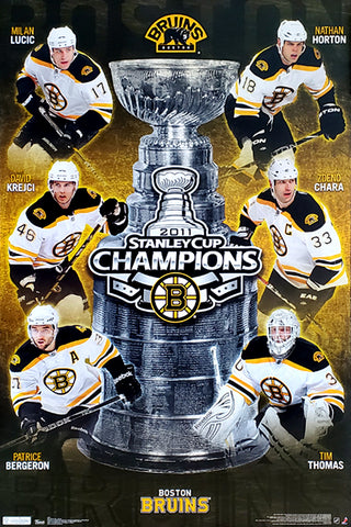 Boston Bruins 2011 Stanley Cup Champions Commemorative Poster - Costacos Sports Inc.