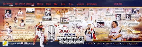 Boston Red Sox "Road to the World Series 2004" Premium Panoramic Poster Print - Photofile Inc