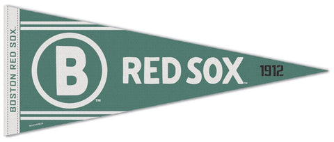 Boston Red Sox Official MLB City Connect "Fenway Green" Style Premium Felt Pennant - Wincraft