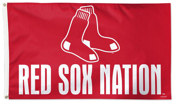 Boston Red Sox "Red Sox Nation" Official MLB 3'x5' Team Flag - Wincraft