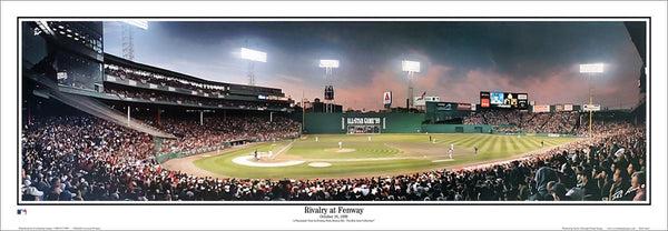 Fenway Park "Rivalry at Fenway" (Boston Red Sox vs. Yankees 1999) Panoramic Poster Print - Everlasting Images