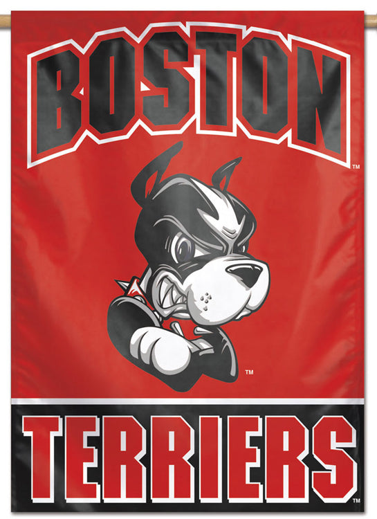 Boston University Terriers Official NCAA Team Logo NCAA Premium 28x40 ...
