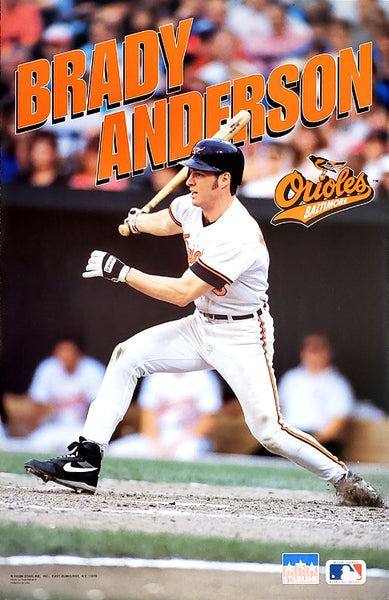 Brady Anderson "Action" Baltimore Orioles MLB Action Poster - Starline 1995