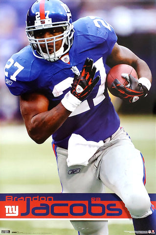 Brandon Jacobs "Power" New York Giants NFL Action Poster - Costacos 2009