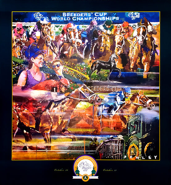 Official Poster of the 2015 Breeders' Cup World Horse Racing Championship Poster (Artist Steve Penley)