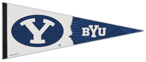 Brigham Young BYU Cougars NCAA Team Logo Premium Felt Collector's Pennant - Wincraft Inc.