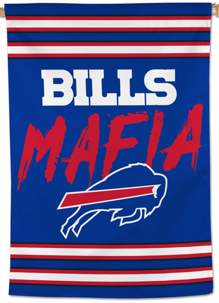 Buffalo Bills Official BILLS MAFIA Style 28x40 NFL Team Wall BANNER - Wincraft