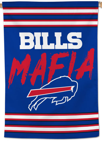 Buffalo Bills Official BILLS MAFIA Style 28x40 NFL Team Wall BANNER - Wincraft