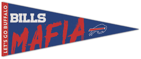 Buffalo Bills "Bills Mafia" Official NFL Football Premium Felt Pennant - Wincraft Inc.