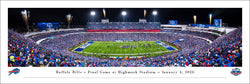 Buffalo Bills Final Game at Highmark Stadium (1/4/2026) Panoramic Poster Print - Blakeway Worldwide