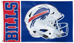 Buffalo Bills Official NFL Football Helmet-Style 3'x5' DELUXE Team Flag - Wincraft Inc.