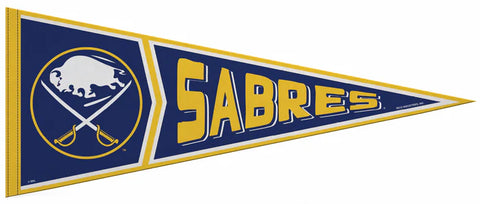 Buffalo Sabres Retro-1970s-Style Official NHL Retro Collection Felt Pennant - Rico Inc.