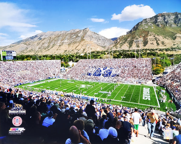 BYU Cougars Gameday at LaVell Edwards Stadium Poster Print - Photofile 16x20