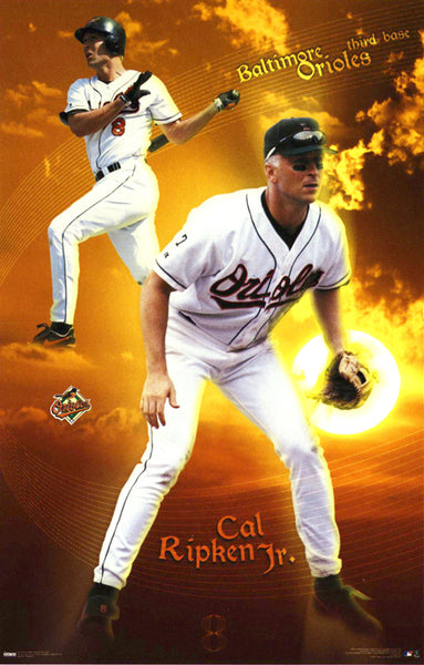 Cal Ripken Jr. "Shining Light" Baltimore Orioles MLB Action Poster - Costacos 2001