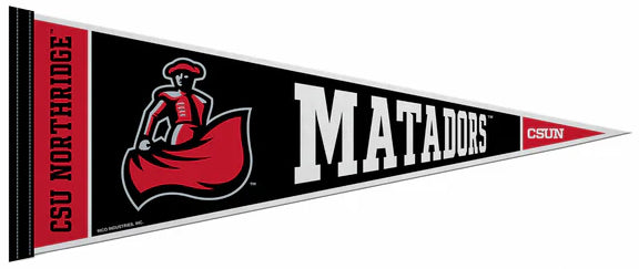 Cal State Northridge CSUN Matadors Official NCAA Team Felt Pennant - Rico