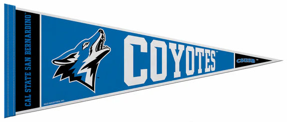 Cal State San Bernardino CSUSB Coyotes Official NCAA Team Felt Pennant - Rico