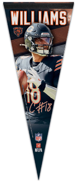 Caleb Williams Chicago Bears NFL Signature Series Premium Felt Collector's Pennant - Wincraft 2025