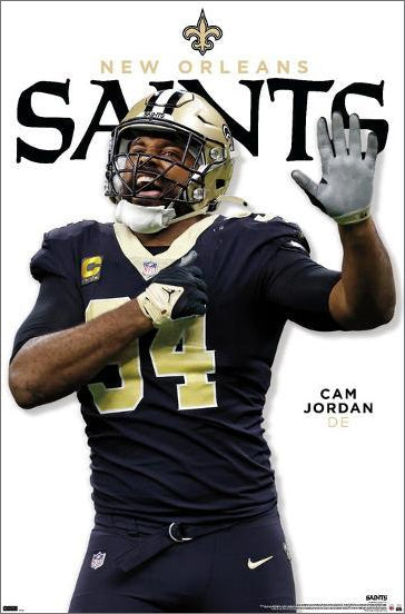 New Orleans Saints Rusher (NFL Rush Zone Character) Official Poster -  Costacos Sports