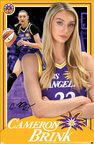 Cameron Brink "Superstar" Los Angeles Sparks WNBA Women's Basketball Poster - Costacos 2024