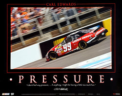 Carl Edwards "Pressure" NASCAR Racing Poster - Time Factory 2006