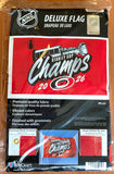 Carolina Hurricanes 2026 NHL Stanley Cup Champions Deluxe 3'x5' FLAG - Wincraft