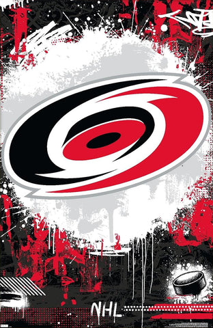 Carolina Hurricanes Official NHL Hockey Team Logo Wall Poster - Costacos Sports