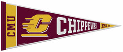 Central Michigan University CMU CHIPPEWAS Official NCAA Team Felt Pennant - Rico