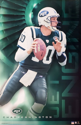 Chad Pennington "Jet Engine" New York Jets NFL Action Poster - Starline 2003